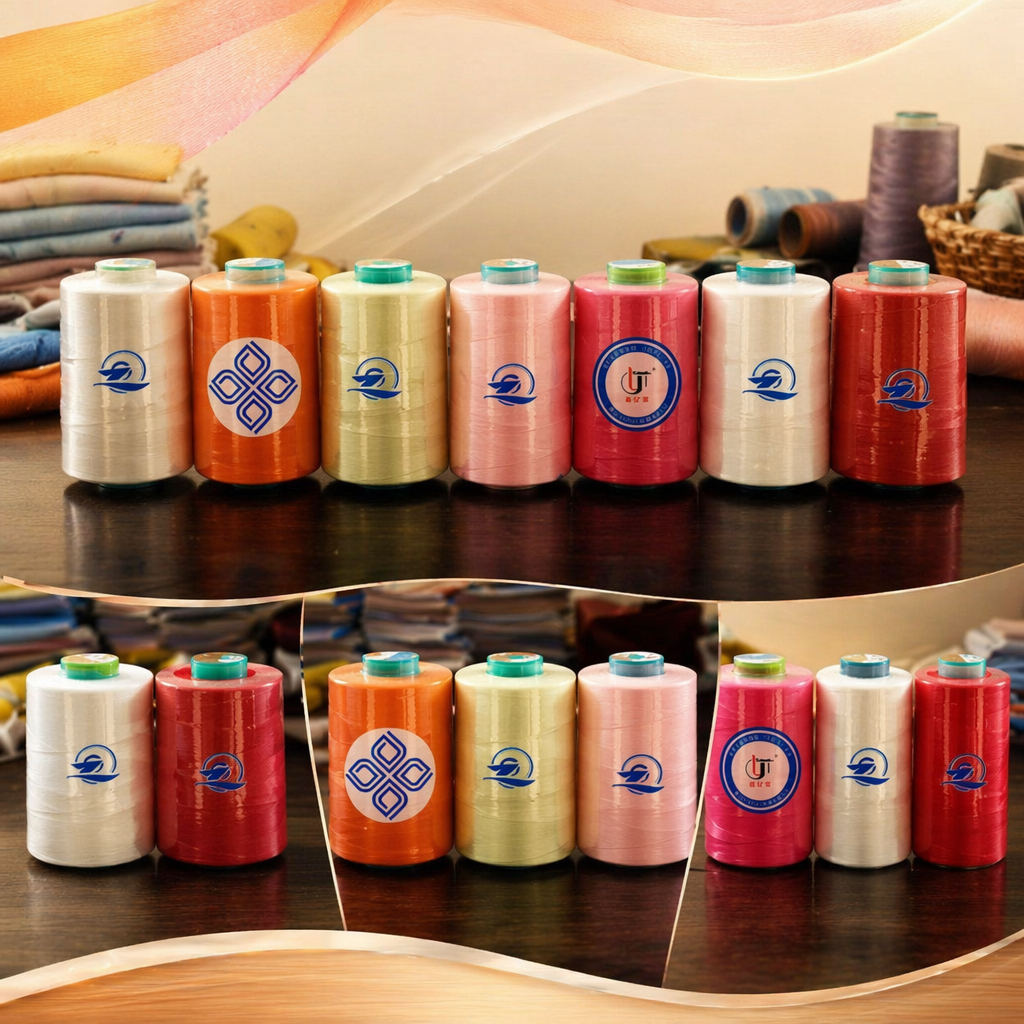 Wholesale Qianzhen industrial sewing thread cones for garment factory bulk orders